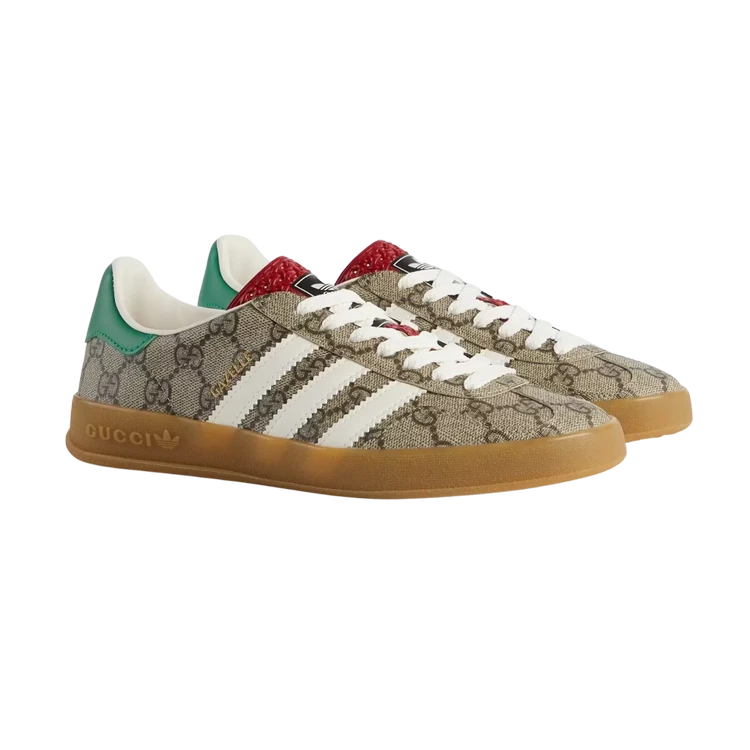 Adi x Gucci Gazelle 'Beige GG Monogram