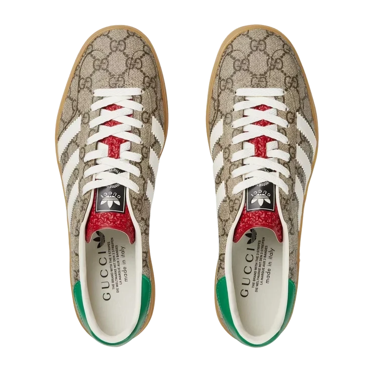 Adi x Gucci Gazelle 'Beige GG Monogram